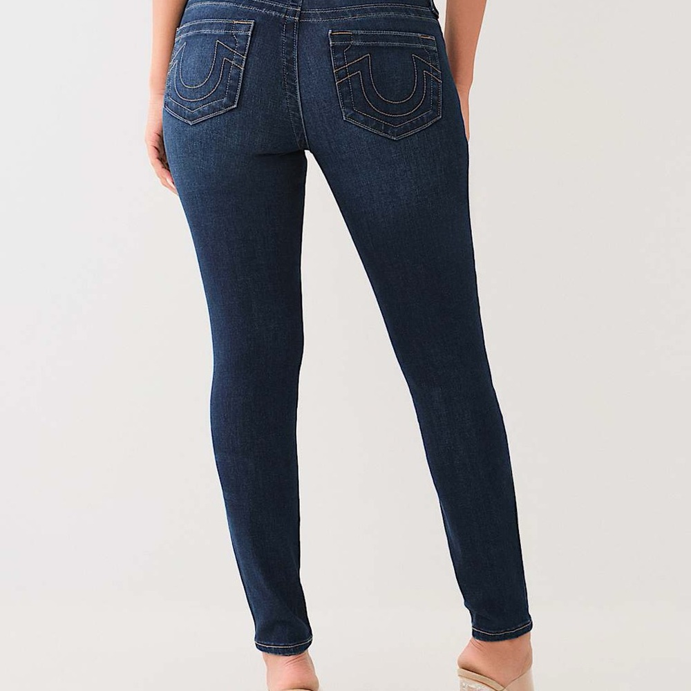 True Religion Women's Dark Blue Skinny Jeans